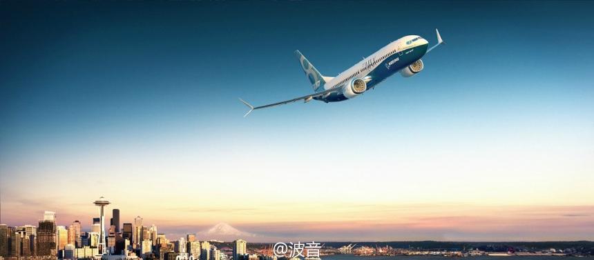 波音100年 首架B737MAX原型机成功首飞