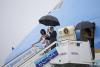 美国总统奥巴马乘坐”空军一号“专机抵达古巴首都哈瓦那 