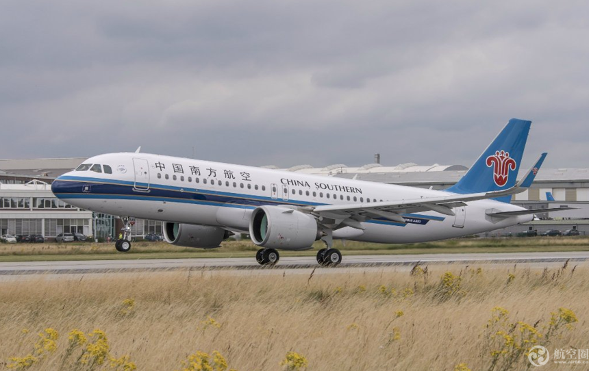 空客向南航交付中国内地首架a320neo飞机