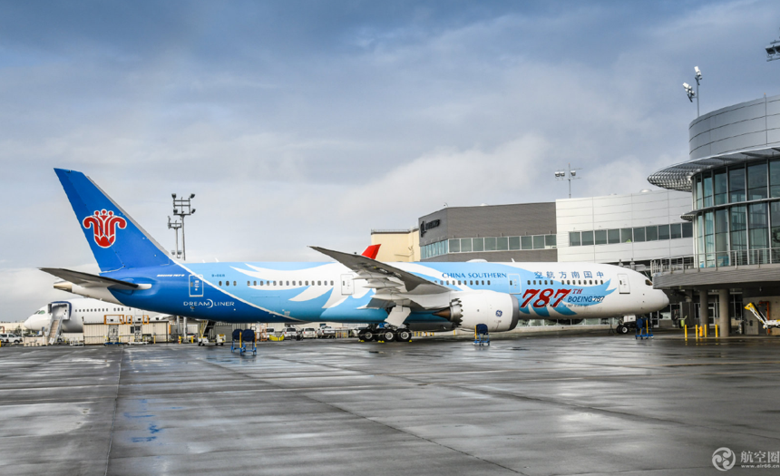 波音第787架787梦想飞机交付中国南方航空