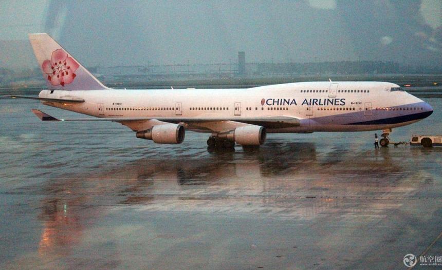 航空圈资料图:中华航空波音747飞机