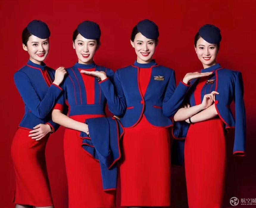 河北航空发布第三代空乘制服_空姐_图片_航空圈