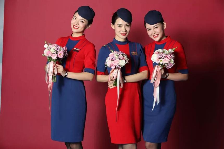 河北航空发布第三代空乘制服_空姐_图片_航空圈