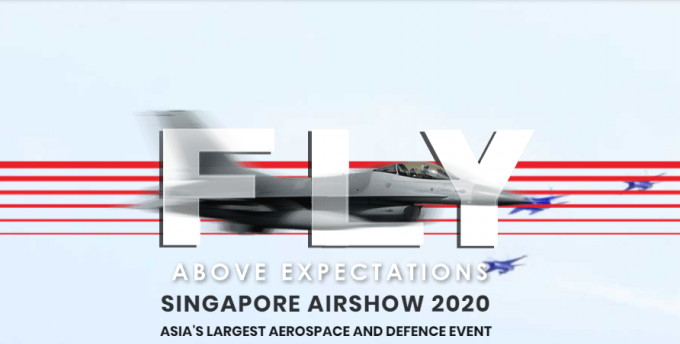 2020年新加坡航展将在2月中旬举行