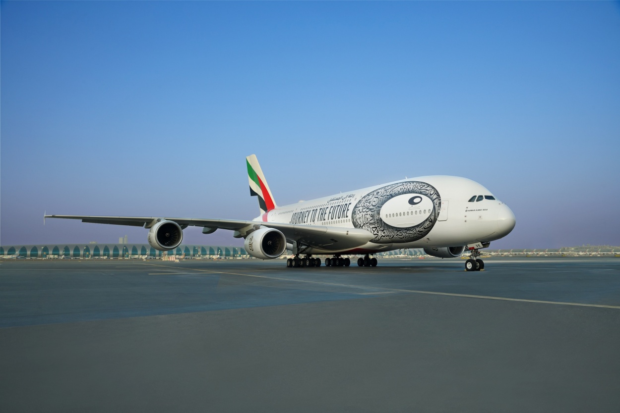阿联酋航空推出“未来博物馆”定制版A380涂装