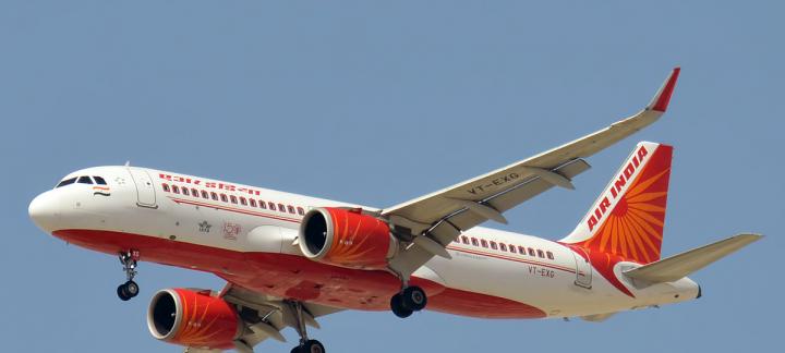 印度航空一架空客A320neo发动机在半空中关闭 紧急降落