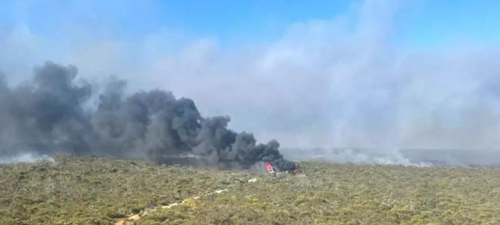 澳大利亚一架波音737灭火飞机坠毁 机上两名飞行员奇迹生还