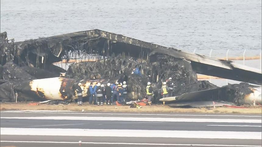 日本就羽田机场两架飞机相撞事故展开正式调查