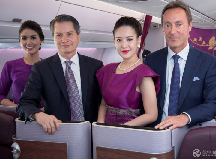 泰国国际航空8月30日在法国图卢兹顺利接收了其首架A350-900飞机