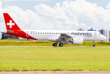 ​瑞士海尔维航空接收其第八架巴航工业E190-E2飞机