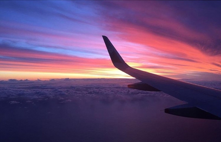 新西兰航空乘客拍摄绝美高空照片