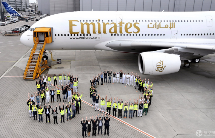 阿联酋航空近日接收了其第80架A380客机
