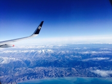 新西兰航空乘客拍摄绝美高空照片（组图）