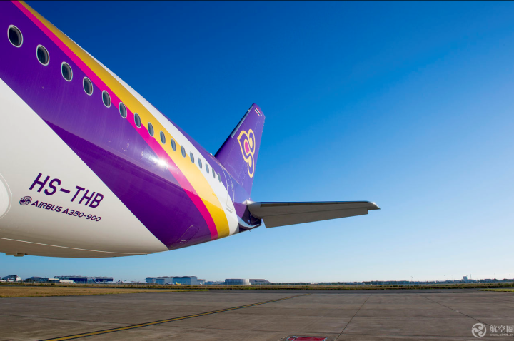 泰国国际航空8月30日在法国图卢兹顺利接收了其首架A350-900飞机