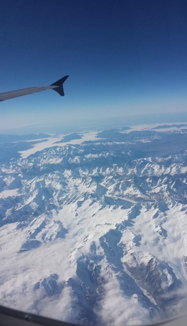 新西兰航空乘客拍摄绝美高空照片
