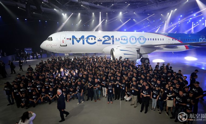 俄罗斯MS-21-300新型中程客机6月8日首次亮相