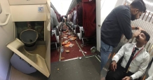 印度两架客机遭强烈气流受损 一架厕所被震坏 机组人员受伤