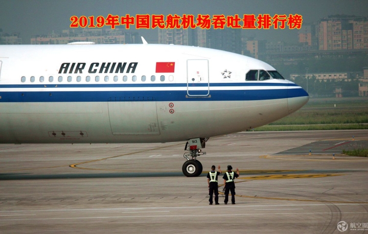 2019年中国民航机场吞吐量排名榜单