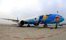 全球首架世界技能大赛主题彩绘飞机亮相 首航广州至上海