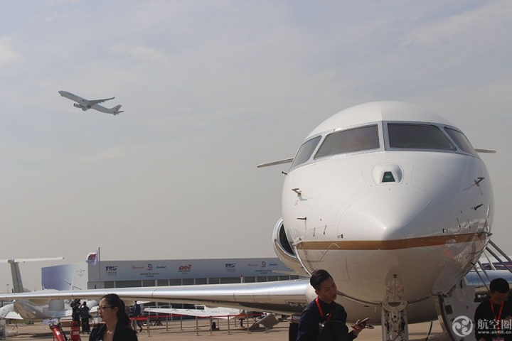航空展布展完成