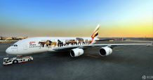 阿联酋航空运营空中巨无霸A380十周年 A380超过百架