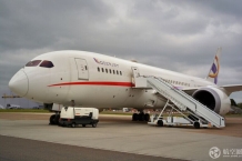 全球首架787梦想商务机2017全球巡展抵达伦敦